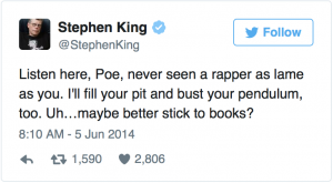 Epic rap battles of History King_Tweet1